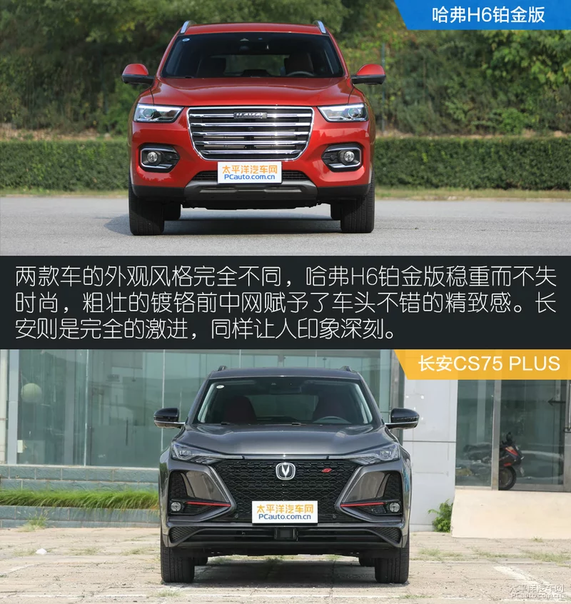 老对手换新大战哈弗H6铂金版对长安CS75PLUS