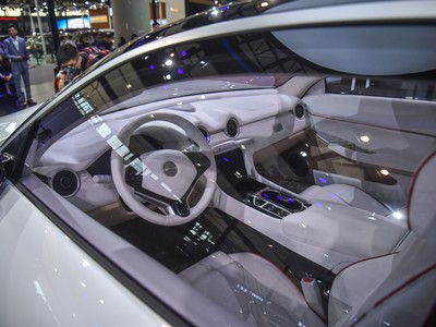 Karma Pininfarina GT內(nèi)飾實(shí)拍圖