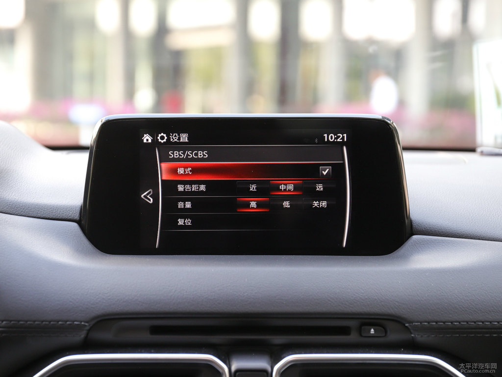 鉑鋼灰馬自達(dá)CX-5中控內(nèi)飾圖片