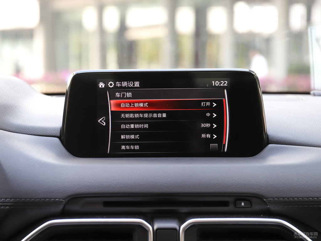 鉑鋼灰馬自達CX-5中控內飾圖片