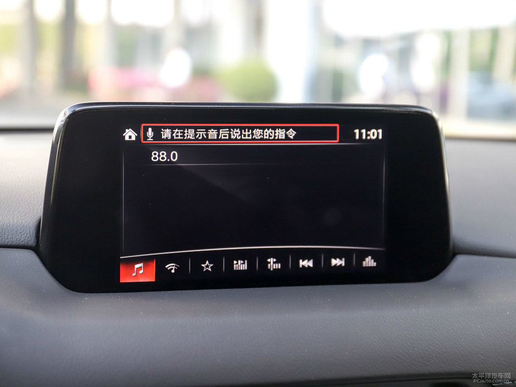 鉑鋼灰馬自達(dá)CX-5中控內(nèi)飾圖片
