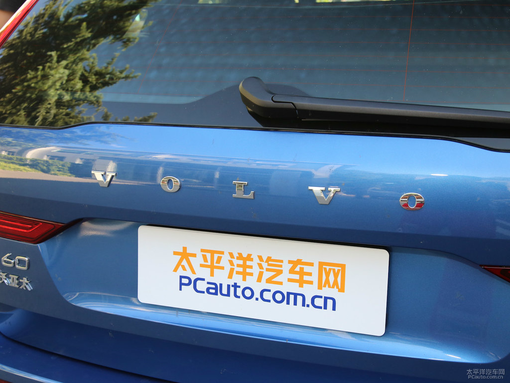 牛仔藍(lán)沃爾沃XC60車尾外觀圖片