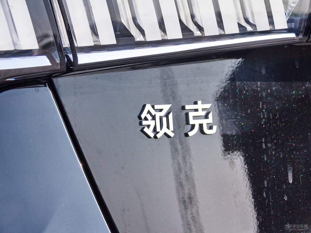 黑色領(lǐng)克03車尾外觀圖片