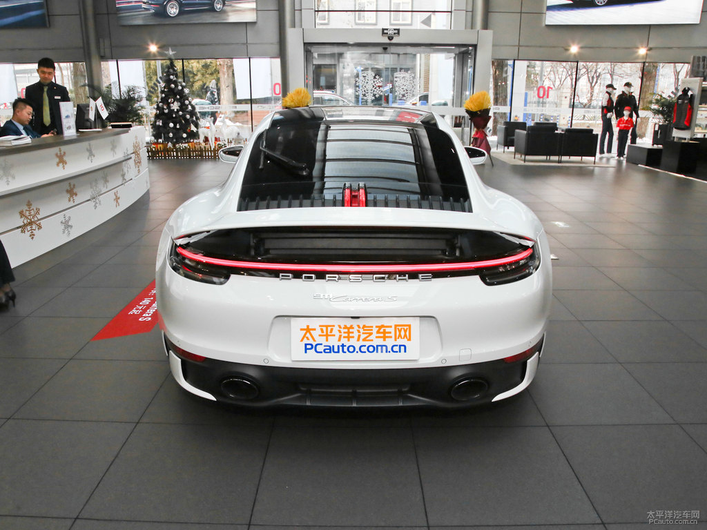 白色保時捷911整車外觀外觀圖片