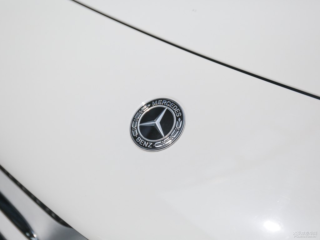 北極白奔馳B級車頭外觀圖片