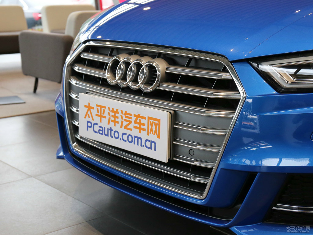 鸚鵡藍(lán)奧迪A3車頭外觀圖片