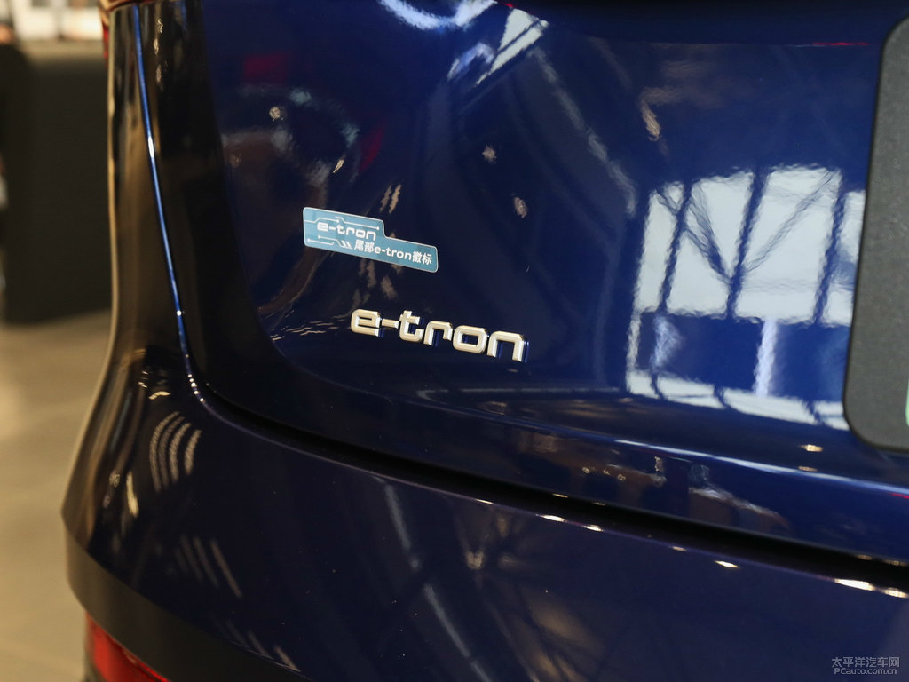 納瓦拉藍(lán)奧迪e-tron(進口)車尾外觀圖片