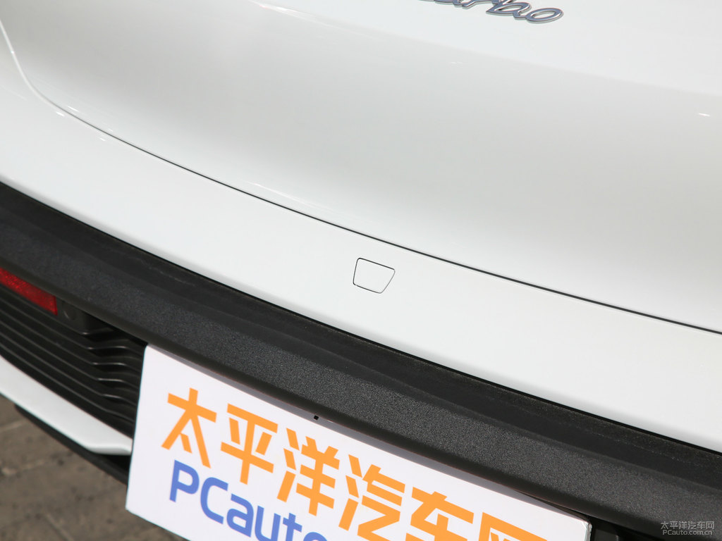 細(xì)花白Taycan車尾外觀圖片