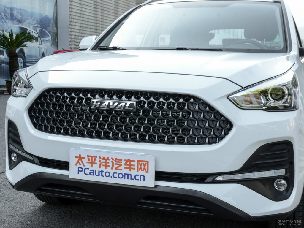 簡(jiǎn)約白哈弗M6車頭外觀圖片