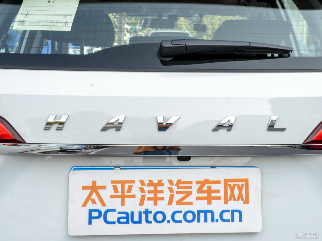 簡(jiǎn)約白哈弗M6車尾外觀圖片
