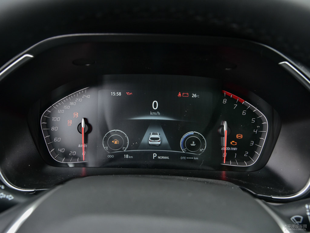 精靈白長(zhǎng)安CS75中控內(nèi)飾圖片