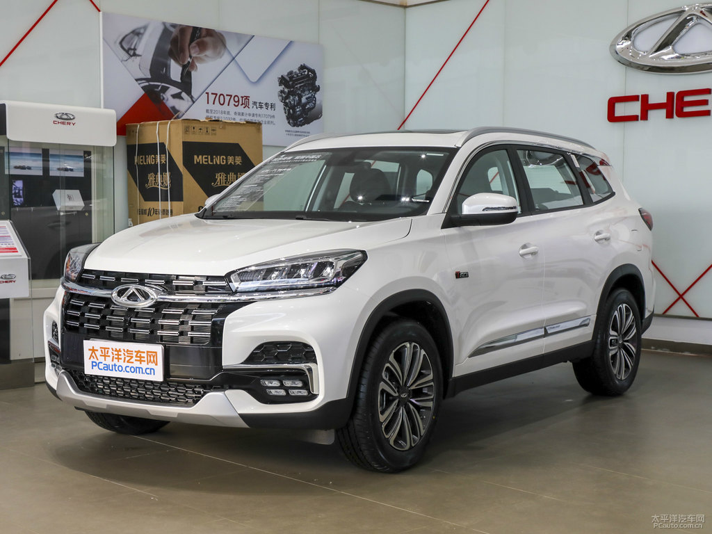 珍珠白瑞虎8整車外觀外觀圖片