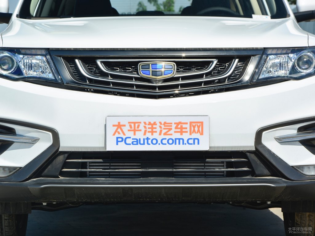 漢玉白博越車頭外觀圖片