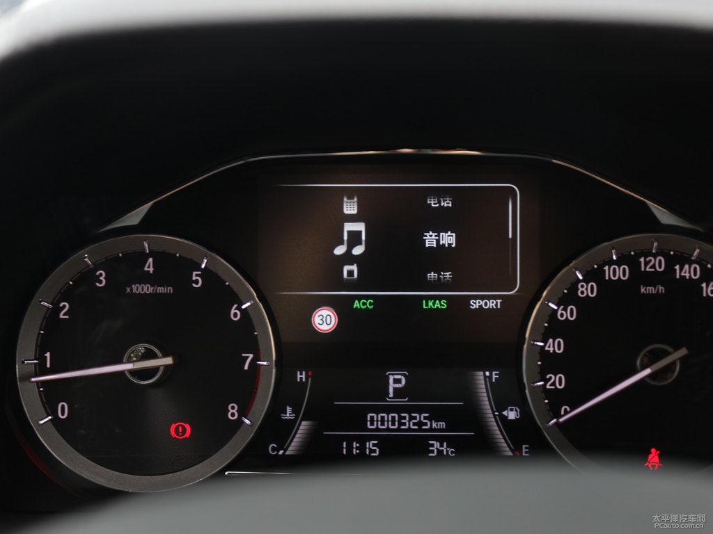銀黛灰本田UR-V中控內飾圖片