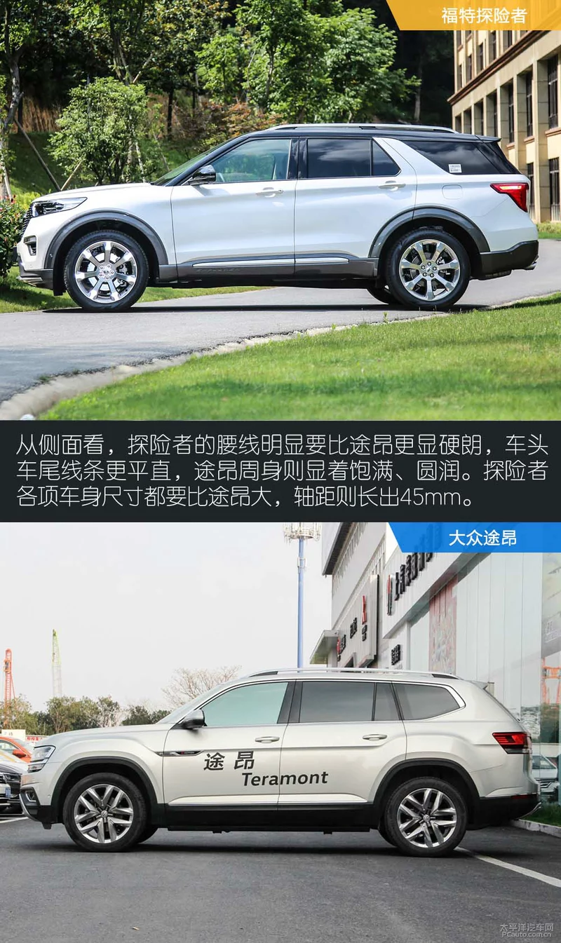 探险者对比途昂