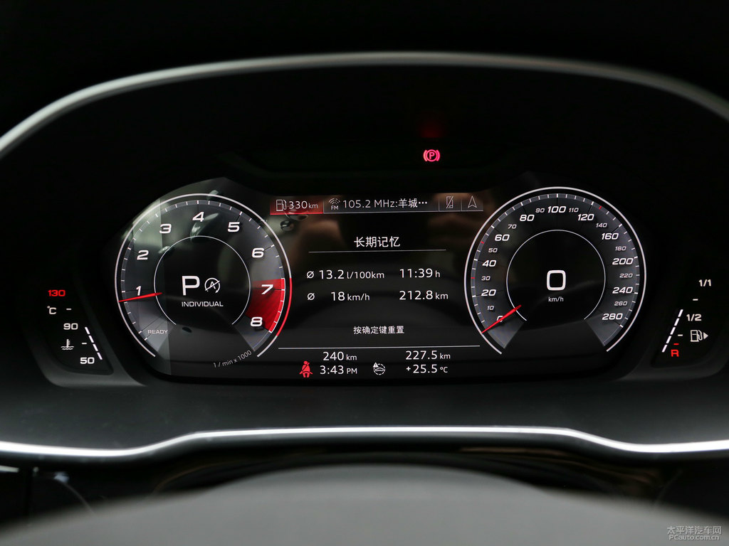 天云灰奧迪Q3 Sportback中控內(nèi)飾圖片