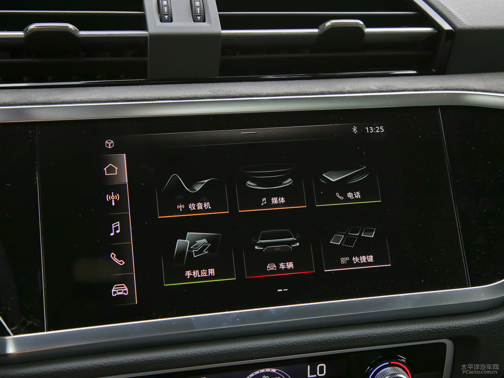 冰川白奧迪Q3 Sportback中控內(nèi)飾圖片