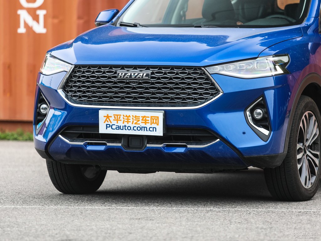 深海藍(lán)哈弗F7車(chē)頭外觀圖片