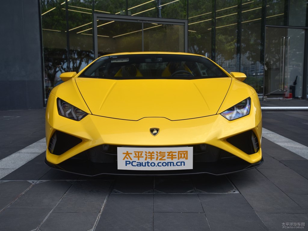 黃色Huracán車頭外觀圖片