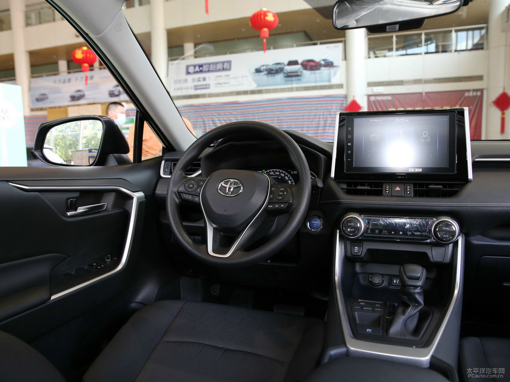 墨淵黑RAV4榮放中控內飾圖片
