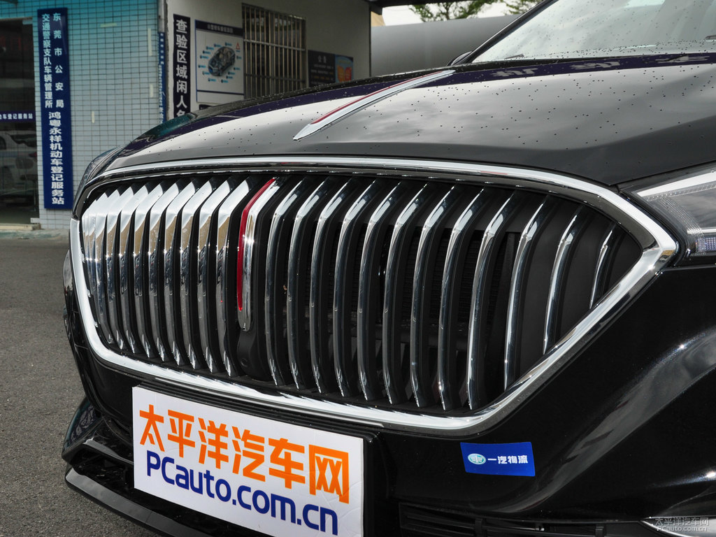 極夜黑紅旗H5經(jīng)典車頭外觀圖片