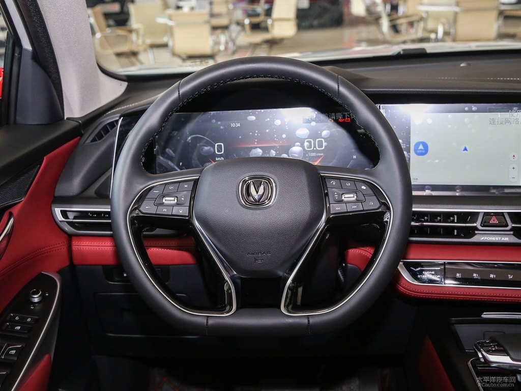 炫晶白長(zhǎng)安CS75 PLUS中控內(nèi)飾圖片