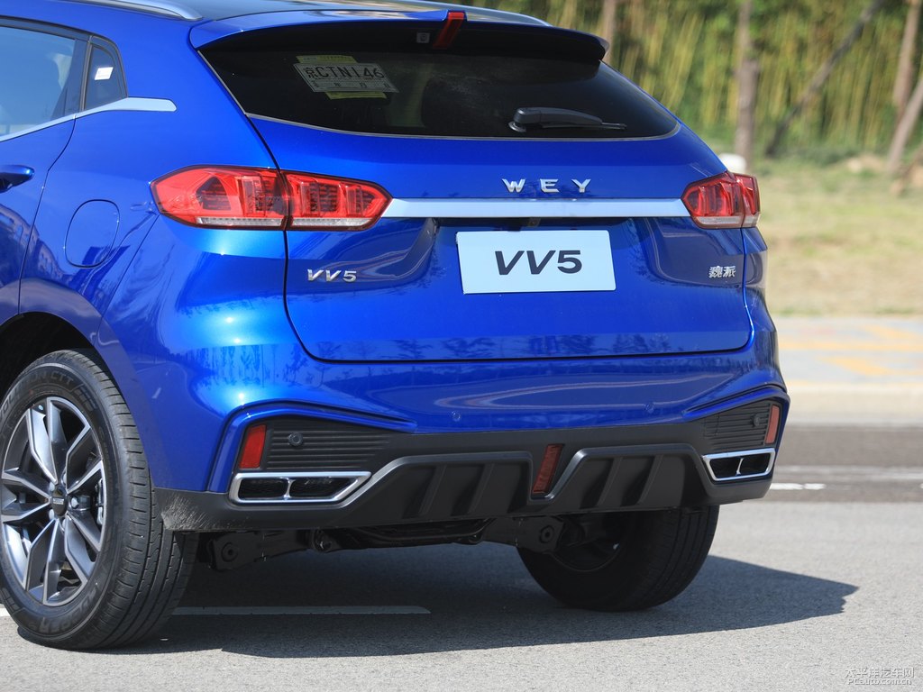施華洛藍(lán)魏牌 VV5車尾外觀圖片