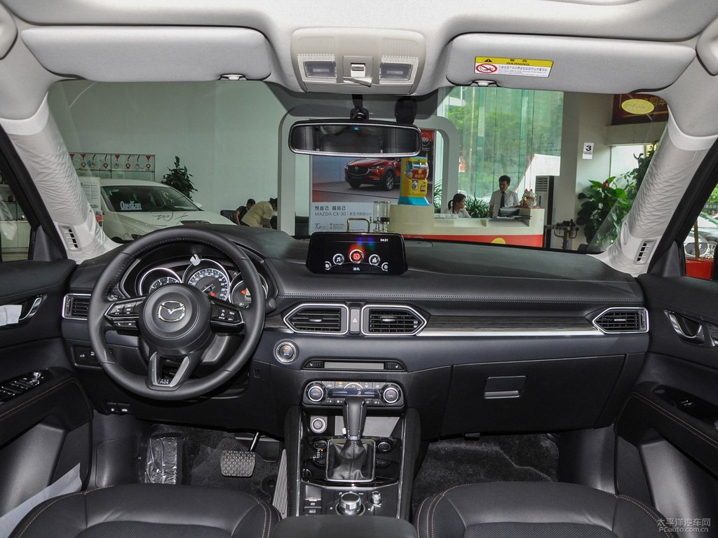 鉑鋼灰馬自達(dá)CX-5中控內(nèi)飾圖片