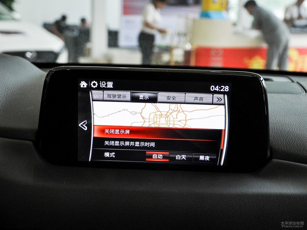 鉑鋼灰馬自達(dá)CX-5中控內(nèi)飾圖片