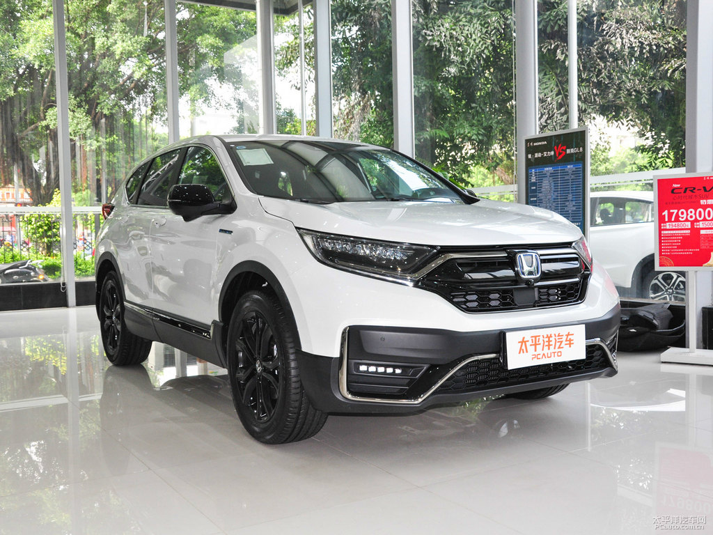 珍珠白本田CR-V整車外觀外觀圖片