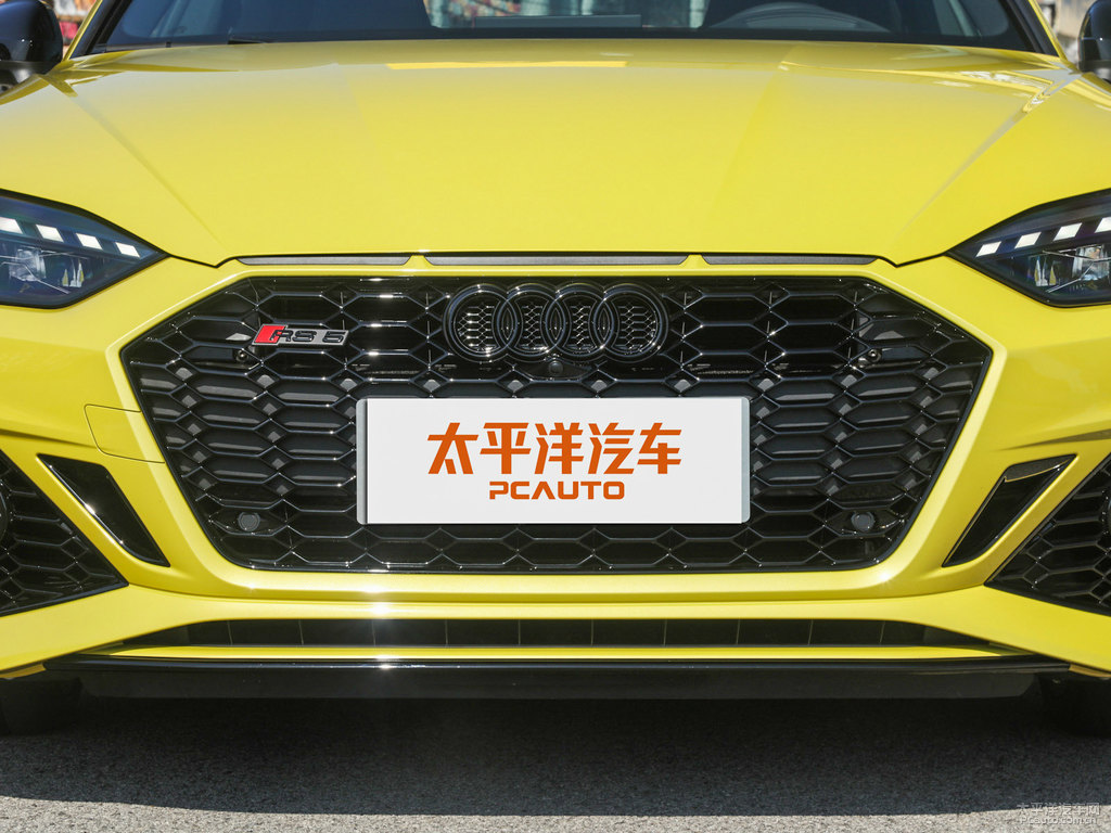 定制黃奧迪RS 5車頭外觀圖片