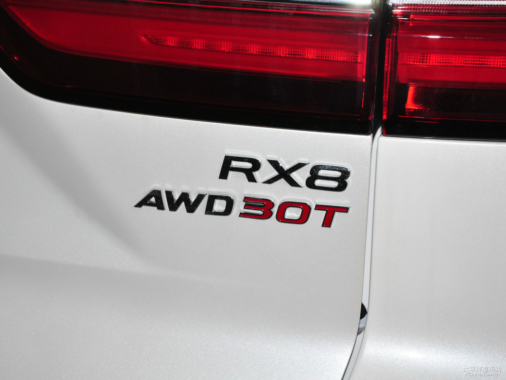珍珠白榮威RX8車尾外觀圖片
