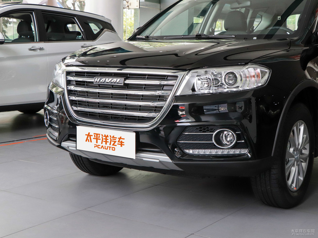經(jīng)典黑哈弗H6車頭外觀圖片
