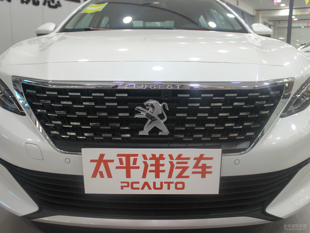 珠光白標(biāo)致408車頭外觀圖片