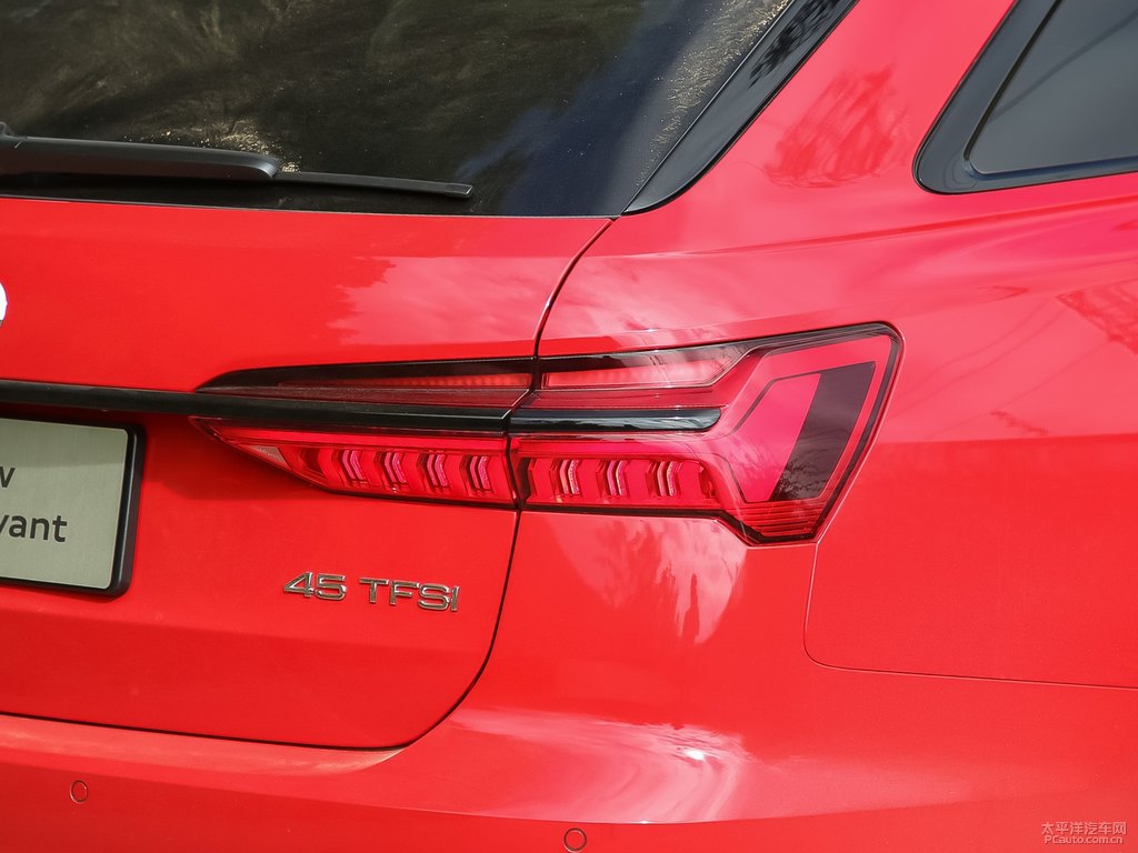 探戈紅奧迪A6(進(jìn)口)車尾外觀圖片