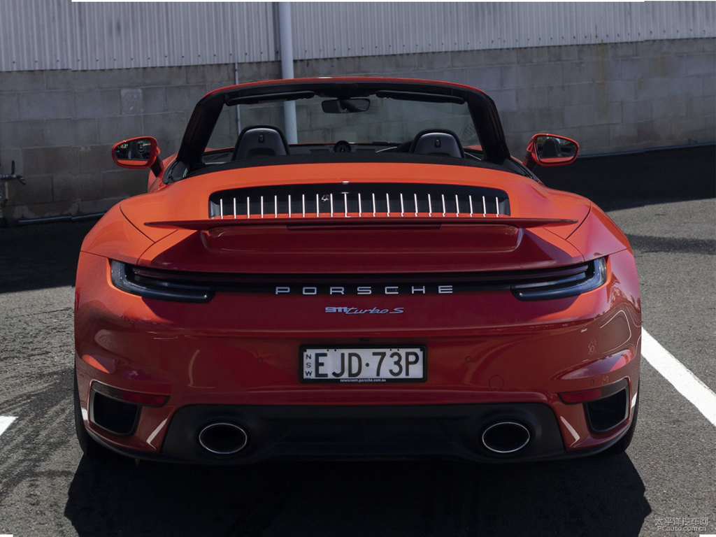 熔巖橙保時(shí)捷911整車外觀外觀圖片