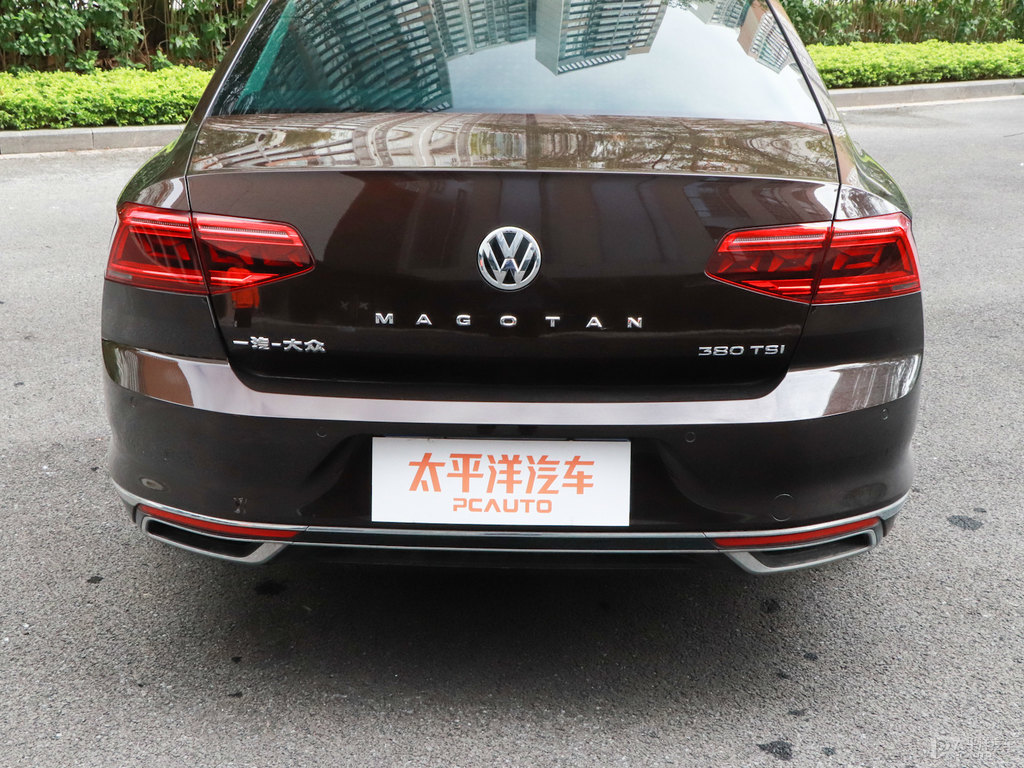 阿拉比卡棕邁騰車尾外觀圖片