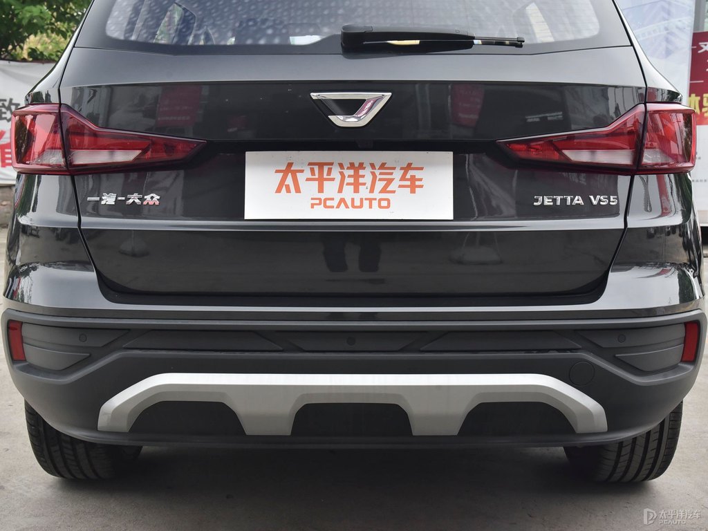 錳石黑捷達(dá)VS5車尾外觀圖片