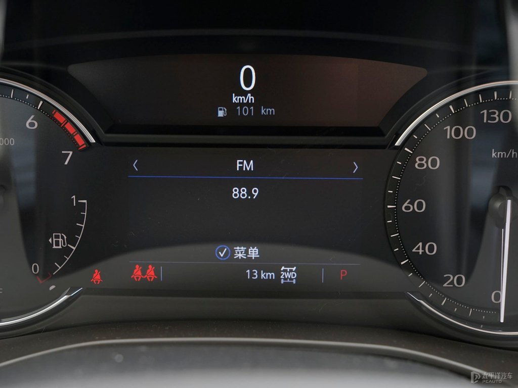 曜黑凱迪拉克XT6中控內(nèi)飾圖片