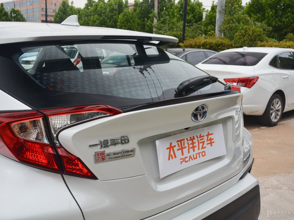 鉑金白奕澤IZOA車尾外觀圖片