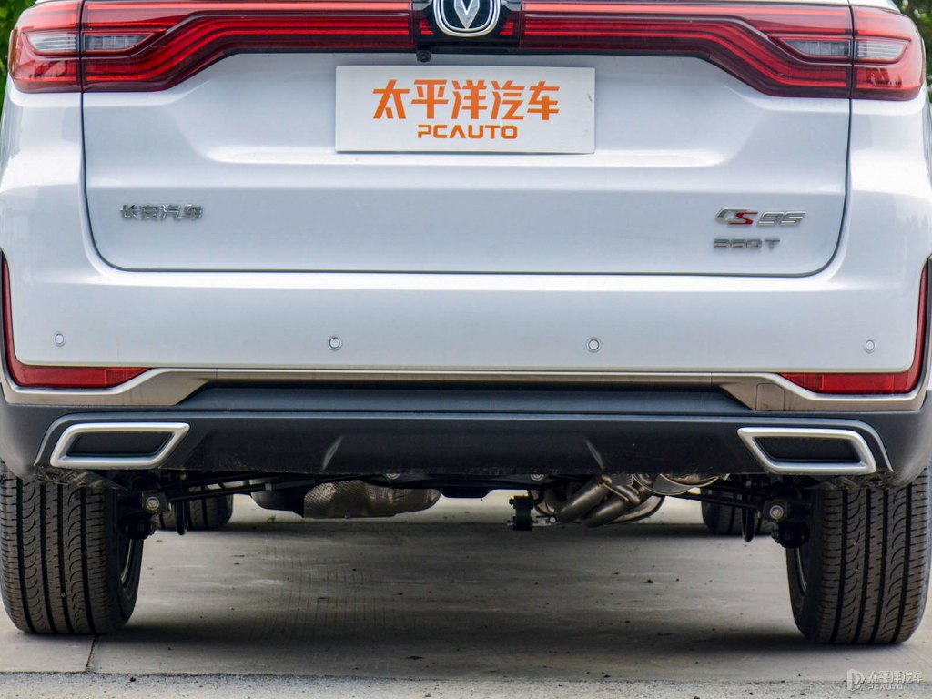 精靈白長(zhǎng)安CS95車尾外觀圖片