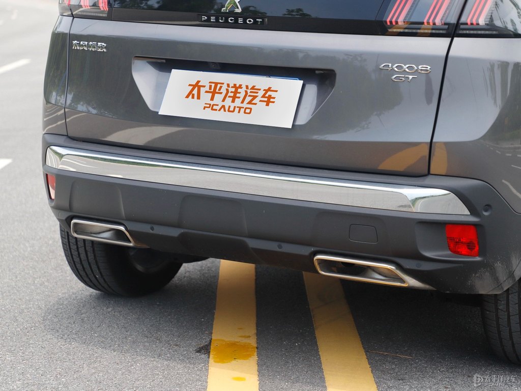 青巖灰標(biāo)致4008車尾外觀圖片