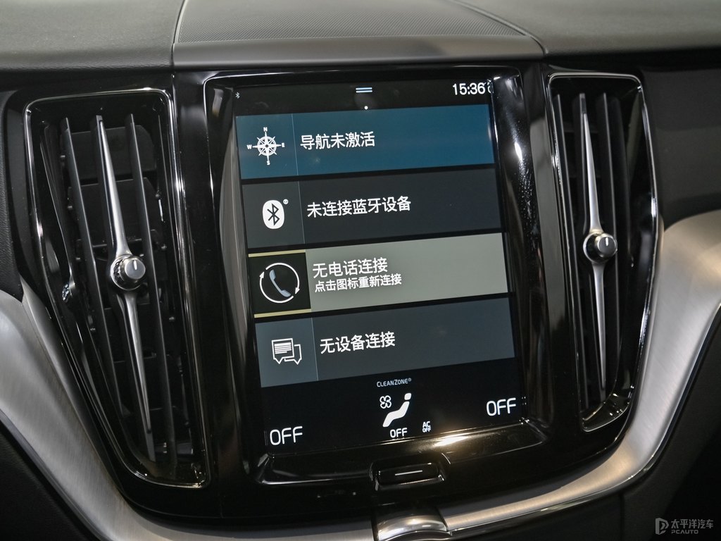 楓木棕沃爾沃XC60中控內(nèi)飾圖片