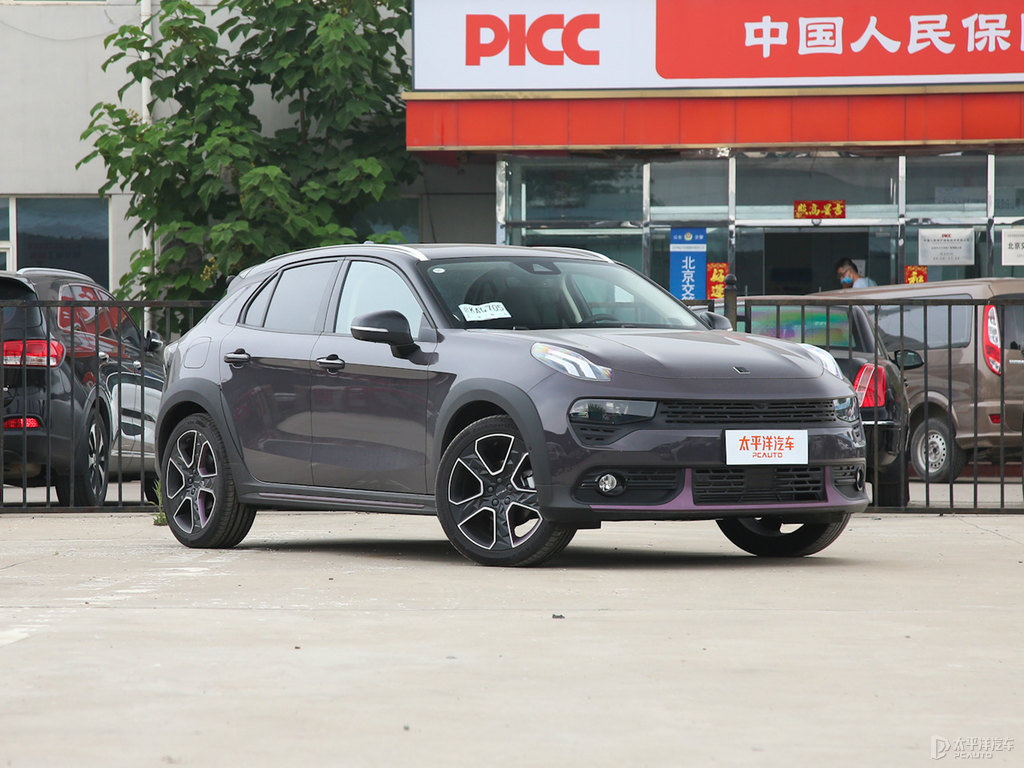 黑色+藍色領(lǐng)克02整車外觀外觀圖片