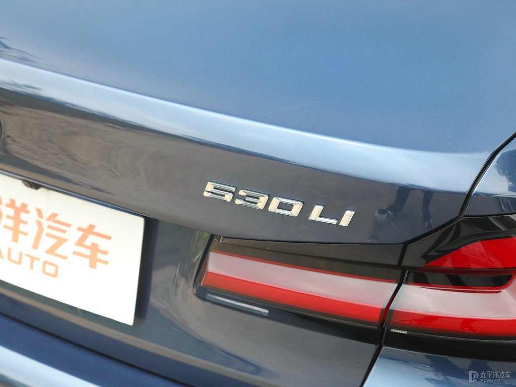 量子藍(lán)寶馬5系車尾外觀圖片