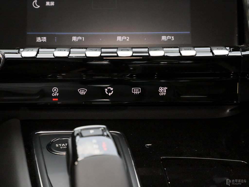 銀翼灰標(biāo)致508中控內(nèi)飾圖片