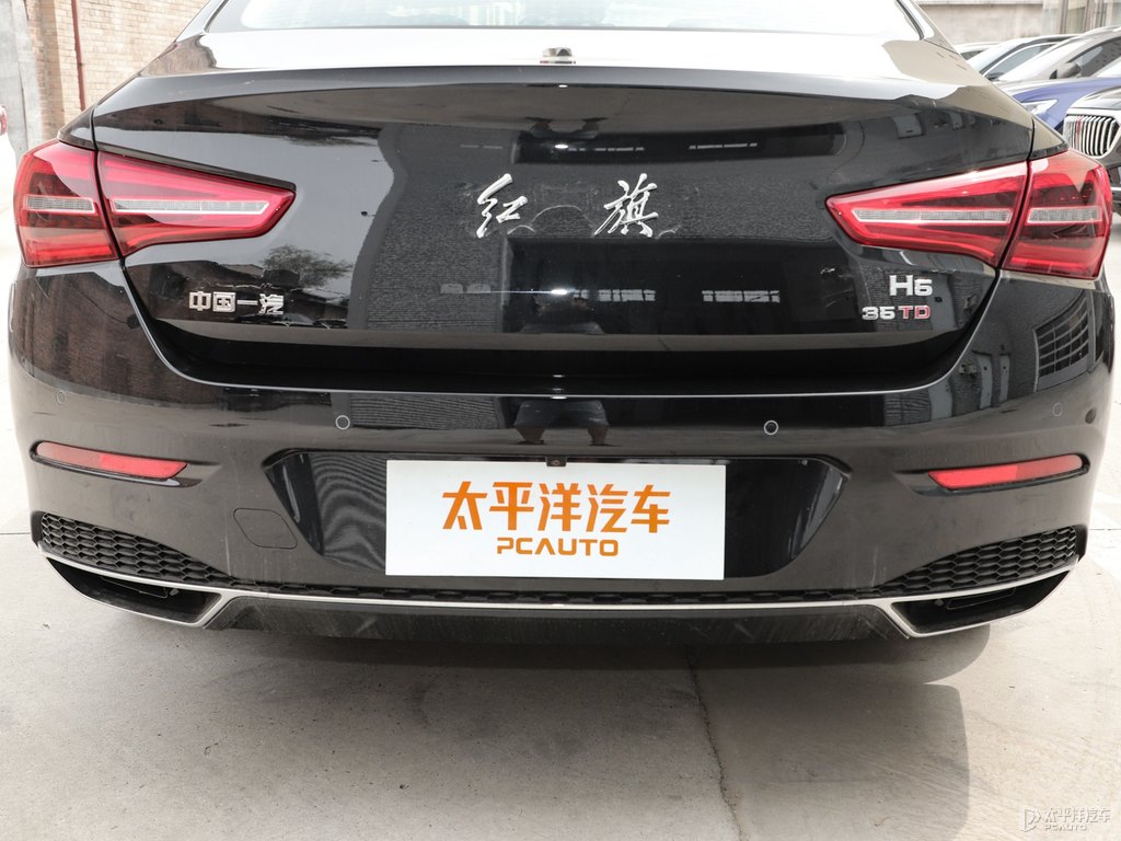 極夜黑紅旗H5經(jīng)典車尾外觀圖片