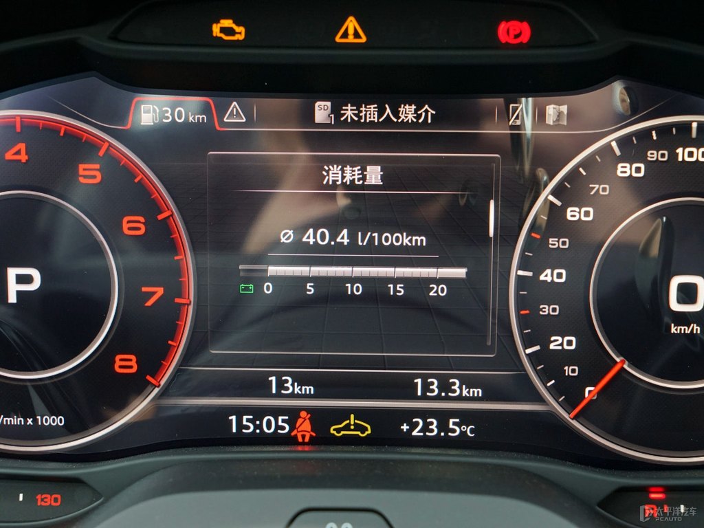 奧迪Q2L中控內(nèi)飾圖片