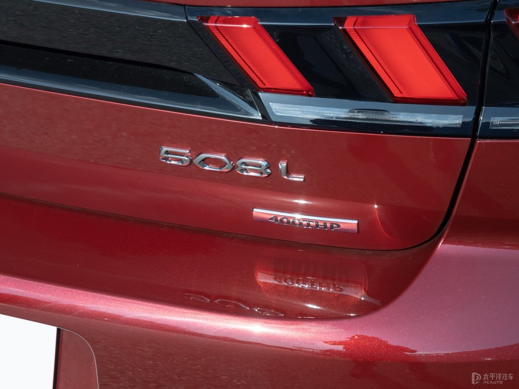 烈火紅標(biāo)致508車尾外觀圖片
