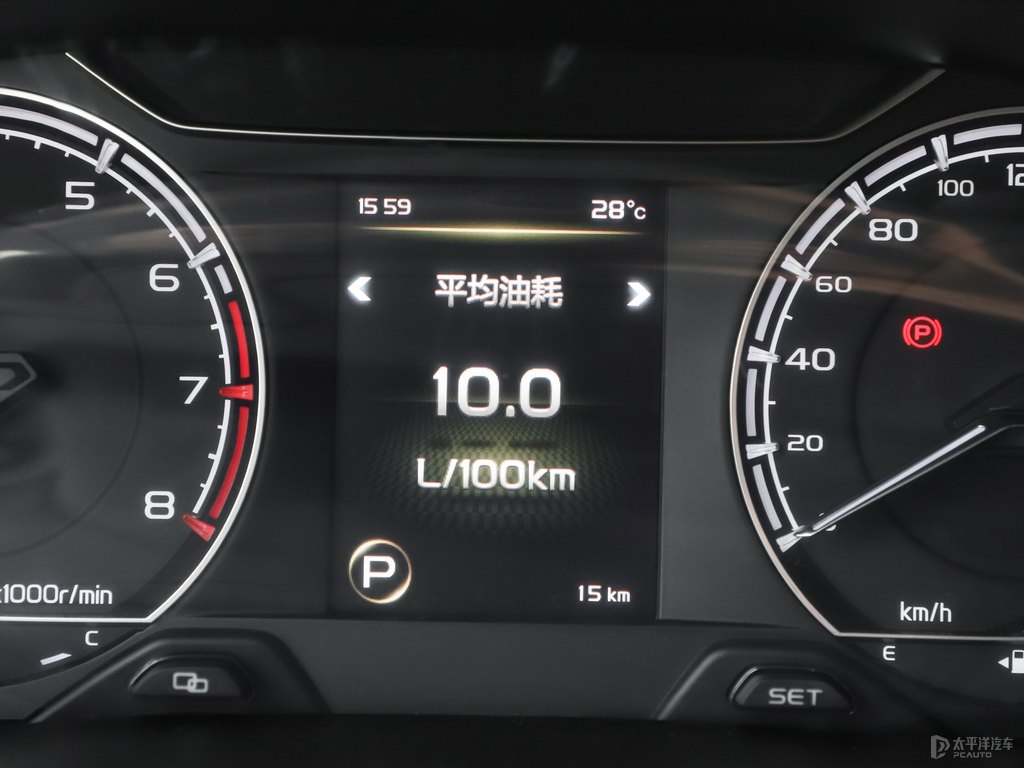 漢玉白遠景X6中控內飾圖片